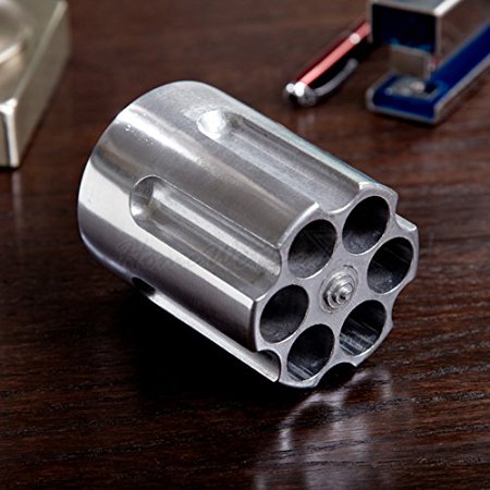 Six Shooter Pen Holder, Revolver gun cylinder design By HomeWetBar From