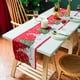 thumbnail image 5 of Camino de de Navidad muñeco de nieve hermosos manteles individuales a prueba de polvo mantel bordado hogar vacaciones fiesta boda diseño Kits de decoración para fiestas Muñeco de nieve 35*360cm Kearding HA068328-12, 5 of 6