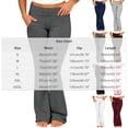 thumbnail image 3 of Karymi Shorts for Women Fold Over High Waist Flared Yoga Pants, Solid Slim Fit Bootcut Casual Lounge Trousers with Side Pockets, Stretchy Workout Pants Halara Pants Women, 3 of 9