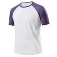 thumbnail image 4 of Men's Athletic Performance Short Sleeve T-Shirt Breathable Comfort Fit Outdoor Sports Active Wear Casual Gym Tee Men's Loose Fit Casual Fashion Shirt, 4 of 5