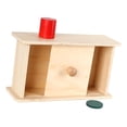 thumbnail image 3 of Objeto Caja Permanente Forma Caja de Coincidencia Pensamiento Lógico Educativo Montessori Tapa corrediza de madera, 3 of 9