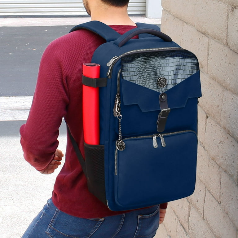 enhance mtg backpack playing card case Designer Edition Compact Bag Compatible with Magic the Gathering, Lorcana & more The front pocket includes a compartment for dice bags Enhance Collector's Edition Card Storage
