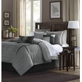 thumbnail image 2 of Madison Park Connell 7 Piece Comforter Set Color: Grey, Size: Queen,, 2 of 2