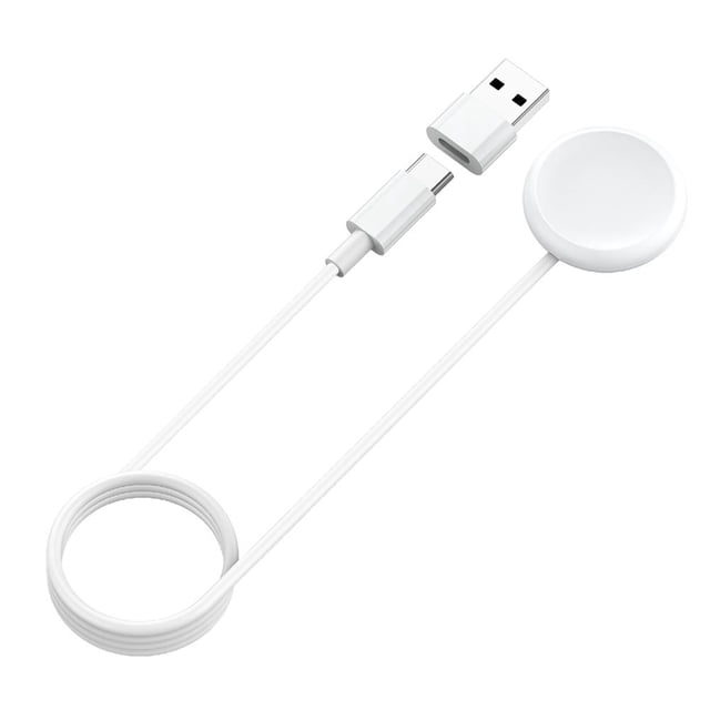 Cable de base de cargador inalámbrico convertidor de tipo C a USB de 1 m para Google Pixel Watch