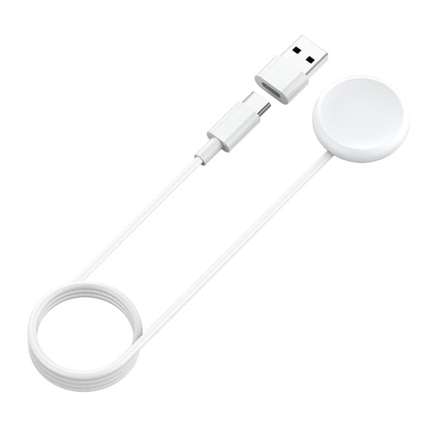 Cable de base de cargador inalámbrico convertidor de tipo C a USB de 1 m para Google Pixel Watch