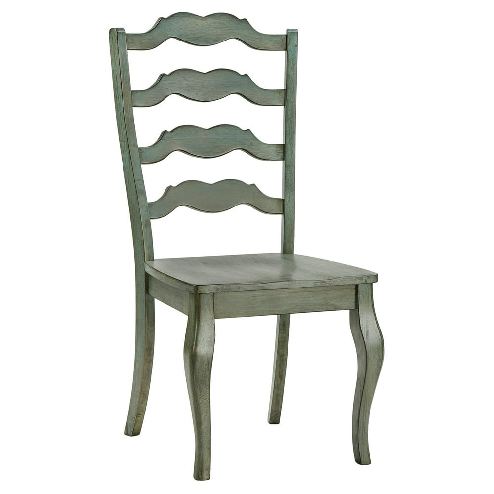 Weston Home Farmhouse Wood French Ladder Back Dining Chair