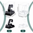 thumbnail image 2 of 2 Colors Watch Display Stand Boxes Single Watch Holder Acrylic Bracelet Display Rack Watch Case Jewelry Holder Stand Watch Organizer Watch Storage Stand for Men Women Watch Display 1set, 2 of 6