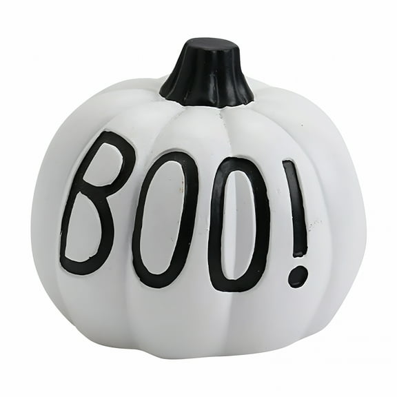 LAMIRO Assorted Halloween Table Decorations Resin Pumpkin Ghost Ornaments for Indoor Party Setting Home Holiday Scene Decor