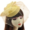 thumbnail image 4 of Fascinator Hat Veil - Bowknot Hair Clip Fascinator Fascinator, 4 of 6