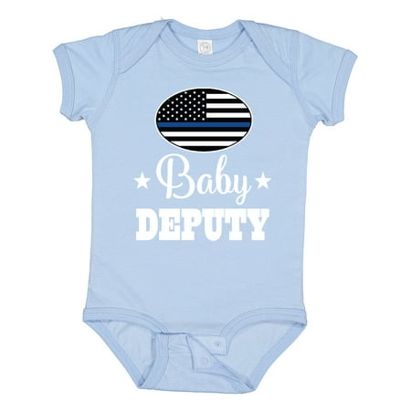

Inktastic Sheriff Baby Deputy Law Enforcement Gift Baby Boy or Baby Girl Bodysuit