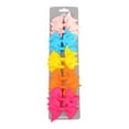 thumbnail image 1 of Ribbon Hair Bows with Alligator Clips for Girls, 10 Pcs lot With Stay Put Hair Clips, 1 of 61