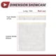 thumbnail image 4 of Película de enmascarar pre-tapeada Unique Bargains 1000x400cm / 32.81ftx157.48" 1 Pc Amarillo claro Blanco, 4 of 7