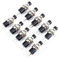 thumbnail image 6 of 20/40PCS Lockless Momentary ON/OFF Push button Red/Black Mini Switch PBS-110, 6 of 14