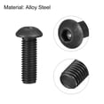 thumbnail image 4 of Unique Bargains M10x30mm Hex Socket Button Head Cap Bolts Screws Alloy Steel Black 10 Pack, 4 of 5