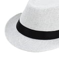 thumbnail image 2 of Sombrero de playa Yuyangstore Blanco Protección solar elegante informal, 2 of 8