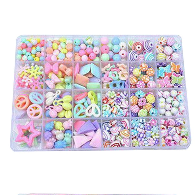 Kit de fabricación de joyas para niños, juego de 9 piezas, kit de fabricación de pulseras de joyería para niños, kit de fabricación de pulseras de joyería, construcción robusta
