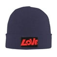 thumbnail image 2 of ZICANCN Knit Beanie Hat-Love Heart Winter Cap Soft Warm Classic Hats for Men Women Red, 2 of 8