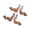 A, variant on 4Pcs 25x25mm Antique Brass Wood Box Feet Leg Corner Brackets Protector Hardware Metal Crafts Decor Bracket for Cabinet Trunk
