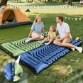 thumbnail image 5 of Florascent Sleeping Pad, Ultralight Waterproof Camping Sleeping Mat with Built-in Foot Pump and Pillow Compact Inflatable Sleeping Pad for Backpacking Hiking Outdoor, Blue, 5 of 7