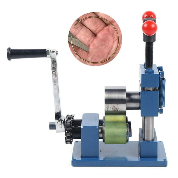 Hand Crank Ring Bracelet Press Bending Machine Making Tool Jewelry Ring Bender