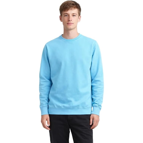 Milltex 403 Pigmented Dyed Crewneck Pullover Sweatshirt Soft Handfeel 3 End Fleece 80% Cotton 20% Poly 9.5 Oz 340 GSM