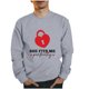 thumbnail image 1 of Sudaderas sin capucha para hombre, estilo casual, a la moda, con cuello redondo, estampado, de manga larga, blusas de manga larga y cuello redondo, blusas de poliéster para hombre, 1 of 3
