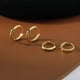 thumbnail image 4 of S925 Plata Abertura Oreja Hebilla Pendiente Aro Pendientes Femeninos Temperamento Coreano Moda Mujer Oreja Clavo Pendiente Aro, 4 of 5