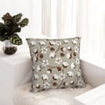thumbnail image 6 of Pofeuu Cotton Tree Print Double-sided plush pillowcase Square Throw Pillow Covers Pillows Cover for Living Room Bedroom Sofa Couch Cushion Cover（No pillow core）-26"x26", 6 of 7