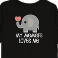 thumbnail image 4 of Inktastic Memere Grandma Loves Me Boys or Girls Long Sleeve Toddler T-Shirt, 4 of 5