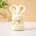 thumbnail image 3 of Antqov Bath Towel Soft Absorbent Hand Towels Small Bunny Shaped Decorative Towels for Bathroom Home Kicthen Yoga Pool Supplies Gifts, 3 of 4
