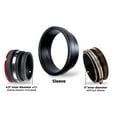 thumbnail image 2 of NGR Turbo Filter (Drag Edition) One Piece Design (Red) Turbo Guard - Fits 5in  4.5in with Included Sleeve Option, 2 of 11