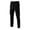 Black, variant on IROINNID Men's Pants Relaxed Cigarette Pure Color Outdoors Zipper Pocket Pants Solid Color Rigid Waist Pants