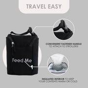 Easy Baby - Diaper, Bottle, and Supplies - Organizer Pouches - Change, Feed, and Dress Me 4 Pack Brooklyn Organizing Packing Tote Cubes for Baby Items Good for Travel and Keeping Organized