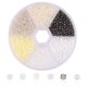 thumbnail image 1 of Juego de 6 Cuentas de Vidrio KAIYANG para Hacer Joyas Accesorios de Bisutería 3 cm Color Blanco, 1 of 4
