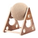 thumbnail image 2 of Bola giratoria para rascar gatos de Sisal para mascotas, gatitos, juguetes para mascotas, rascador interactivo para gatos, juguete para gatos de Triangular Yinane Pelota para rascar gatos, 2 of 6