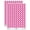 Hot Pink, variant on RV Road Trip Camping Automobile Family Vehicle Round Sticker Set - Hot Pink - Matte Finish - 0.50" Size