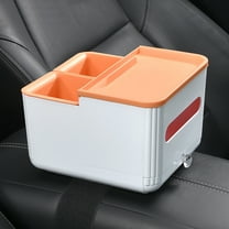 Car Armrest Box Water Cup Tissue Box Bag Storage Box, Environmentally Friendly Materials, Strong Load-Bearing Plastic Bracket, Easy Storage for Tidy Space, Space-Saving Zoned Storage, Wear-Resistant