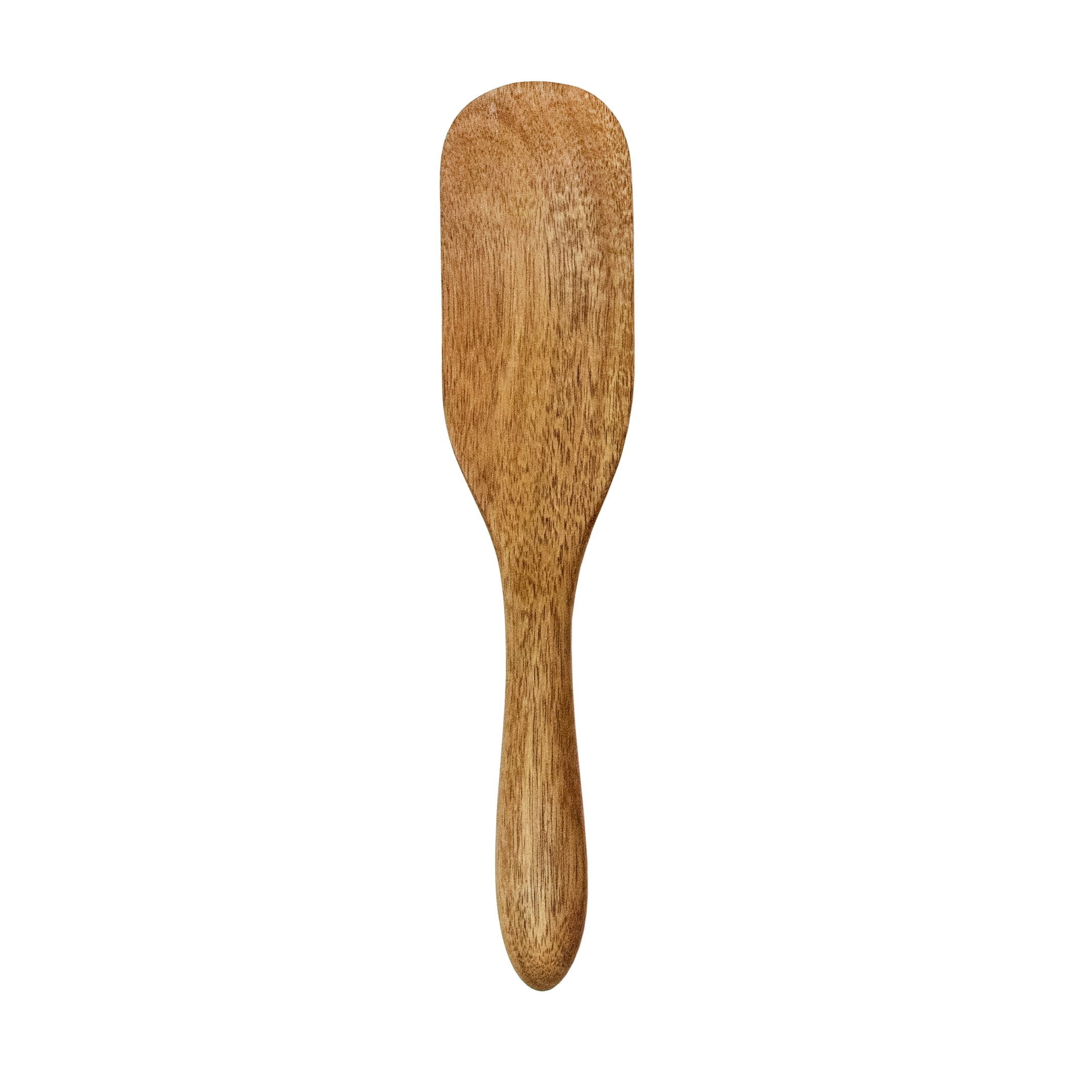 As Is Mad Hungry 4-Pc Acacia Wood Spurtles Silicone Handle