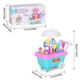 thumbnail image 2 of Tholdsy 1 Juego de carrito de juguete para helados, juego de rol, juguetes educativos inteligentes, carrito de coche de caramelo de Juguetes Educativos, 2 of 6