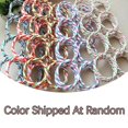 thumbnail image 4 of AMERTEER 28 Ring Scarf Shawl Scarves Holder Foldable Tie Belt Hook Organizer Rattan Weave Hanger Wardrobe Storage Holder Display Rack, 4 of 9