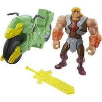 Masters of the Universe He-Man and Ground Ripper Vehicle Action Figure Set, 3 Pieces