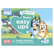 Pampers Easy Ups Bluey Potty Training Pants Boys Size 3T-4T, 76 Count (Select for More Options)