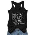 thumbnail image 4 of Women's Tanks Women's Basic Sleeveless Summer Tank Top T Shirt Womens Camisole Black L, 4 of 4