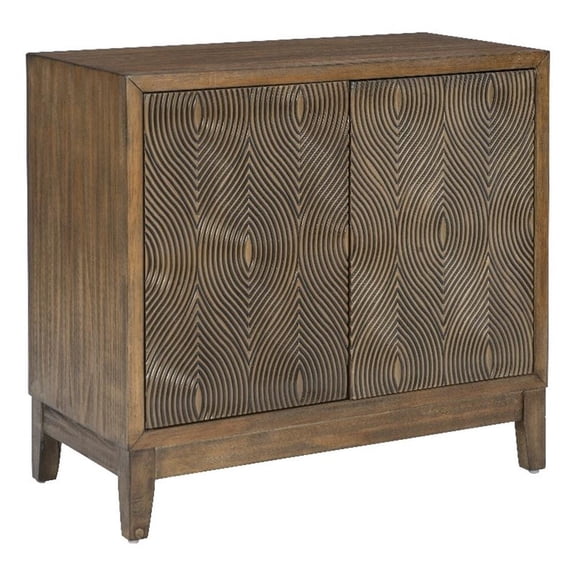Linon Jennison Accent Cabinet in Brown