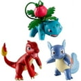 thumbnail image 2 of Pokemon Ivysaur, Charmeleon & Wartortle 3" Action Figure 3-Pack, 2 of 2