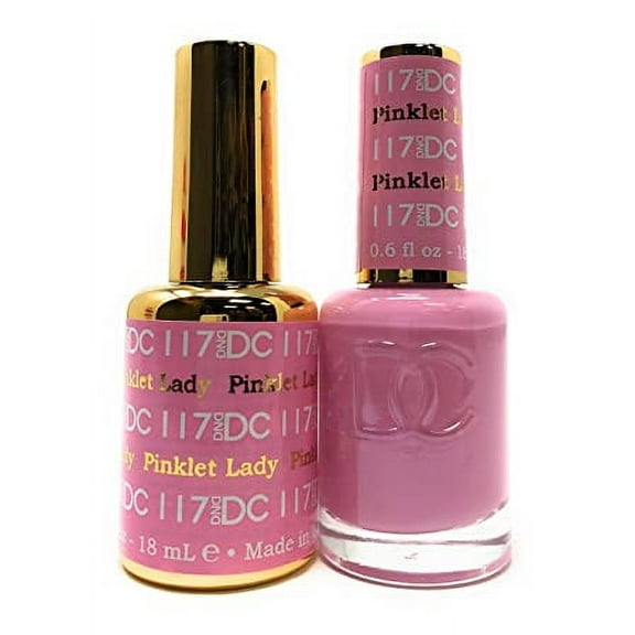 DND - DC Duo Soak off Gel & Matching nail polish -PINKLET LADY #DC117