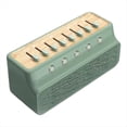 thumbnail image 4 of Altavoz Bluetooth con Sonido Natural y Ruido , Portátil, Inalámbrico, para Dormitorio, Hogar, Color Verde., 4 of 5