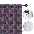 thumbnail image 4 of Blackout Kids Curtains,Purple Circular Floral Pattern Childrens Insulated Curtains Set Of 2,Bedroom Essentials,Toddler Room Decor 42x63in(106x160cm), 4 of 5