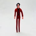 thumbnail image 6 of 11 Inch Bendable Michael Plush Figure, Flexible Internal Wire Frame Poseable Stuffed Doll, Ugly Cute Pillow-Style Plush Toy, Iconic Stage Look Collectible Gift for MJ Fans, 6 of 9