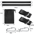thumbnail image 2 of Correas para hamaca Correas para colgar columpios, correas para hamacas para exteriores de 150 cm con mosquetones de seguridad para columpios de árboles y hamacas Máx. brillar Electrónica, 2 of 5